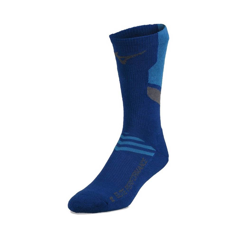 Mens Mizuno RUNBIRD® Crew Volleyball Socks Royal Philippines (QOZRJB609)